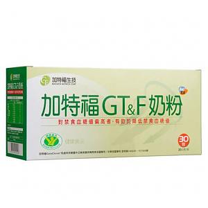 加特福GT&F奶粉．輔助調節血糖（奶素／30包）