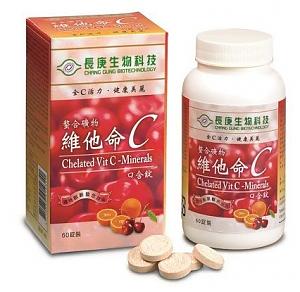 長庚生技螯合礦物維他命C（60粒／瓶）