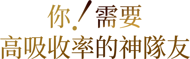 你需要高吸收率的神隊友