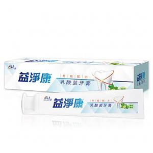 景岳益淨康乳酸菌牙膏，消除牙菌斑