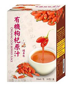 華世有機認證枸杞原汁隨身包（10包／每包30毫升）